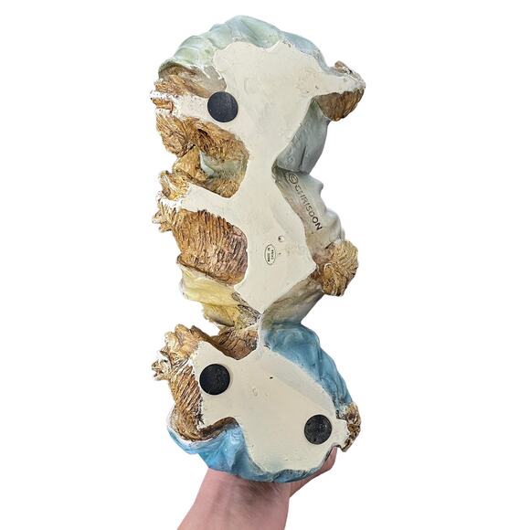 Chrisdon Three Bunnies See No Evil Hear No Evil Speak No Evil Rabbit Figure - Picture 12 of 16